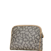 サンローラン ジラフ クラッチバッグ セカンドバッグ ベージュ PVC レザー レディース SAINT LAURENT 【中古】